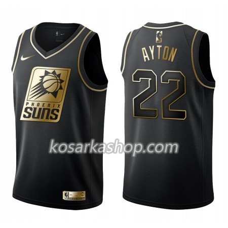 Dres Phoenix Suns Deandre Ayton 22 Nike Crna Golden Edition Swingman